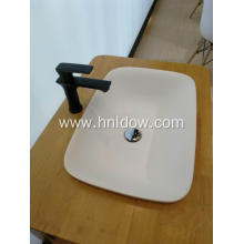 Semi embedded pure acrylic Wash Basin for cabinet